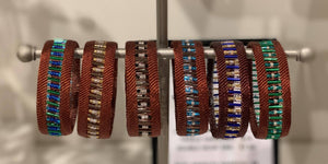Bead and Copper Bangle Collection