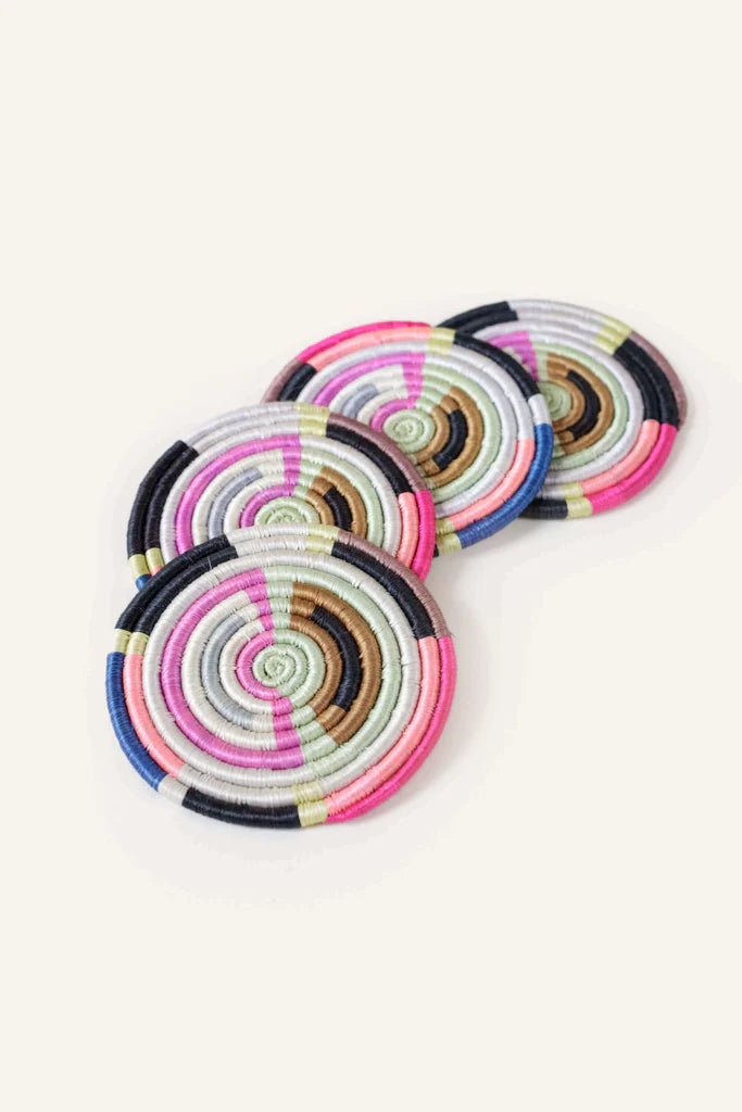 Set of 4 Geo Form Coasters