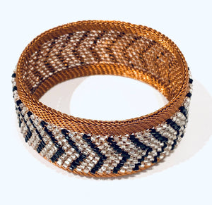 Bead and Copper Bangle Collection
