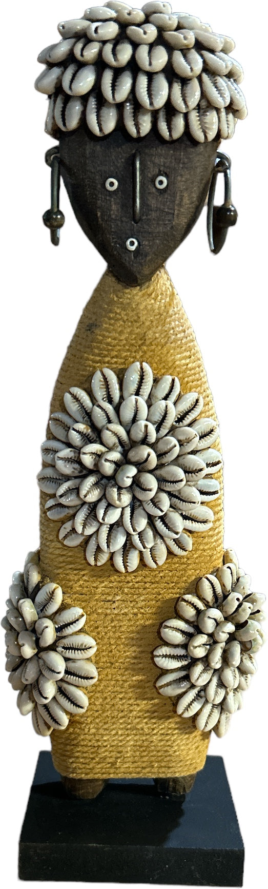 13" Manilla Rope & Cowrie Namji Doll