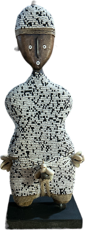 13" Funky Black & White Namji Doll
