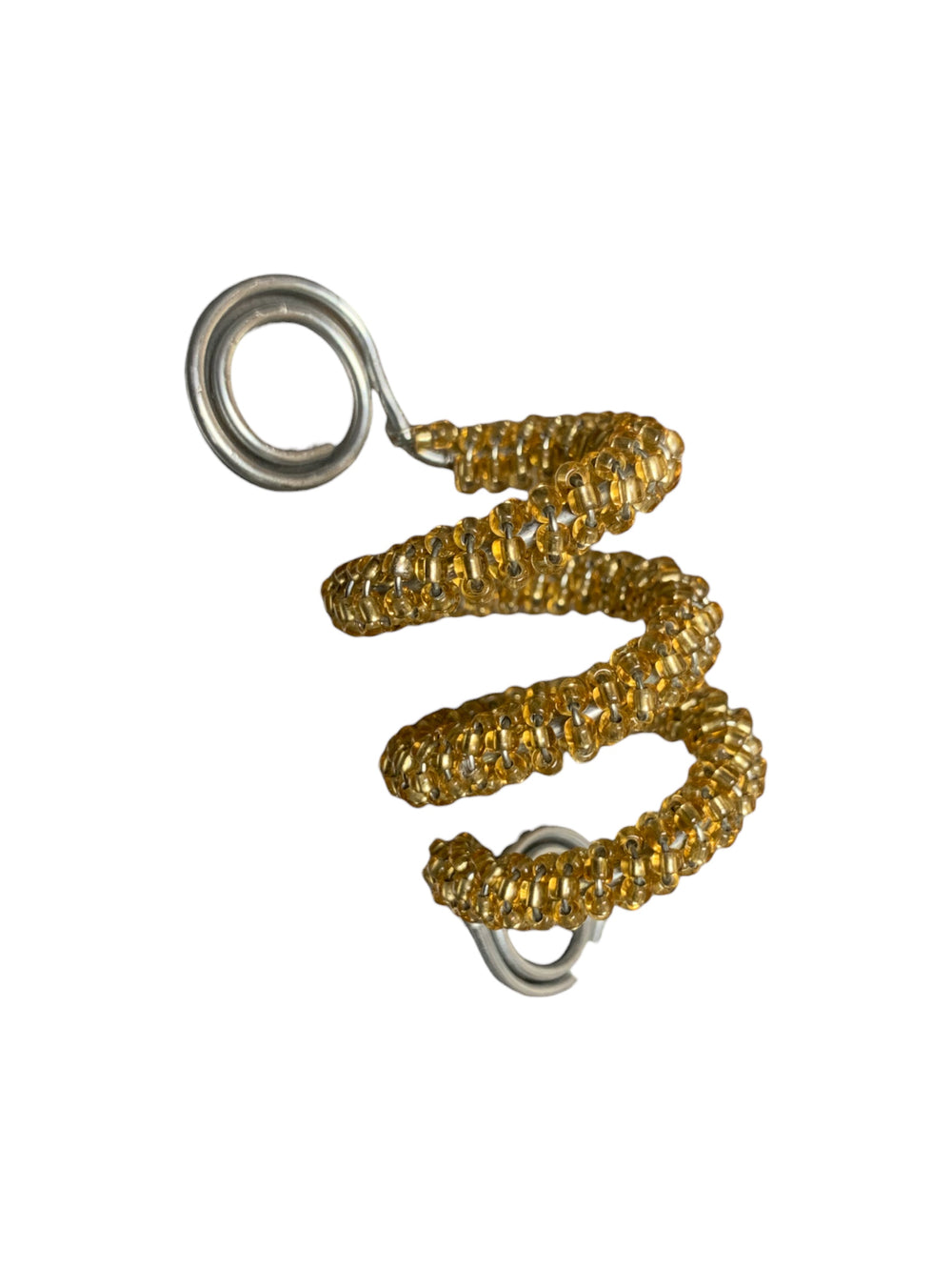 Beaded Swirly Napkin Rings