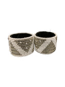 Wide Beaded Napkin Rings