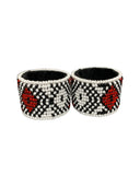 Wide Beaded Napkin Rings