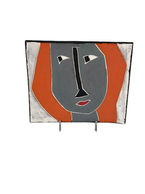 8.5" Clementina Van Der Walt Face Tile