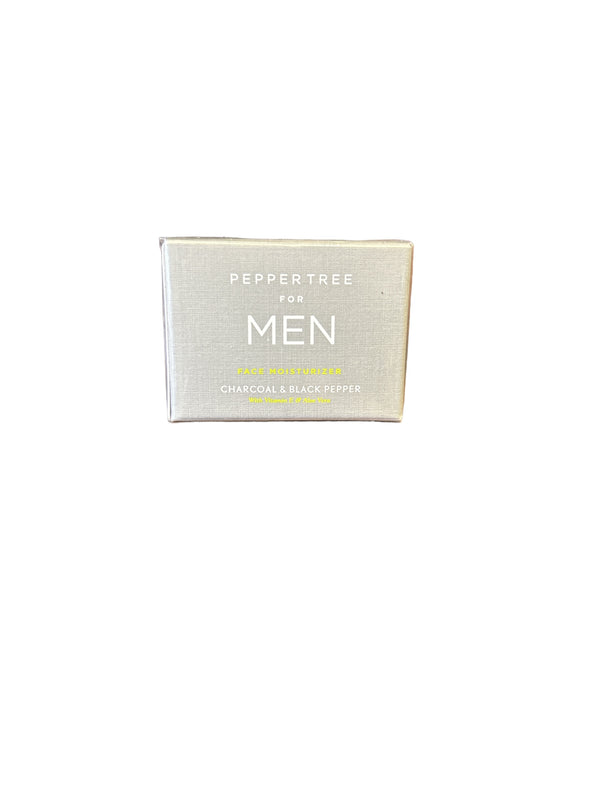 Men's Charcoal and Black Pepper Face Moisturizer
