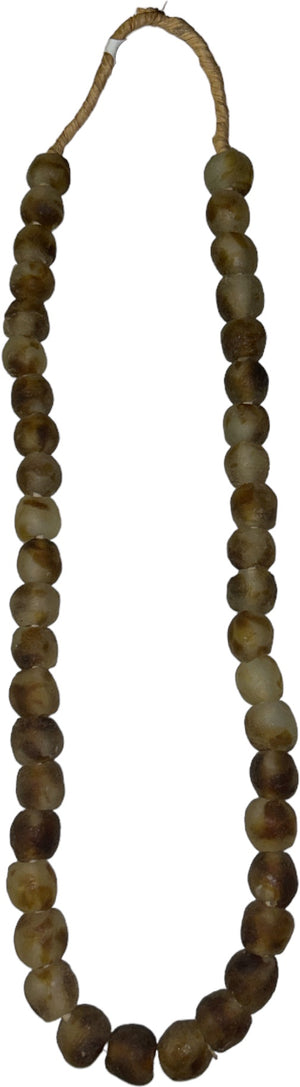 Ghanaian Small Powdered Glass Bead Necklace