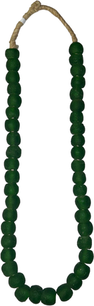 Ghanaian Small Powdered Glass Bead Necklace