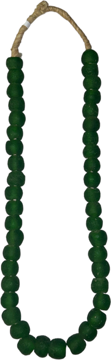 Ghanaian Small Powdered Glass Bead Necklace