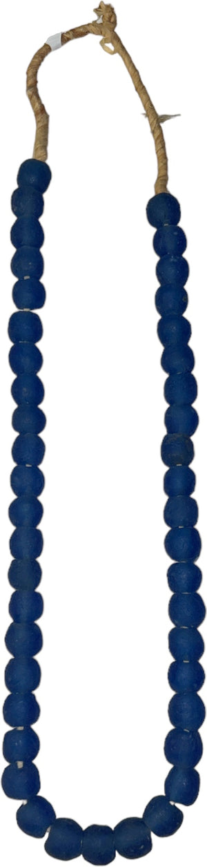 Ghanaian Small Powdered Glass Bead Necklace