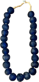 Ghanaian Large Powdered Glass Bead Necklace