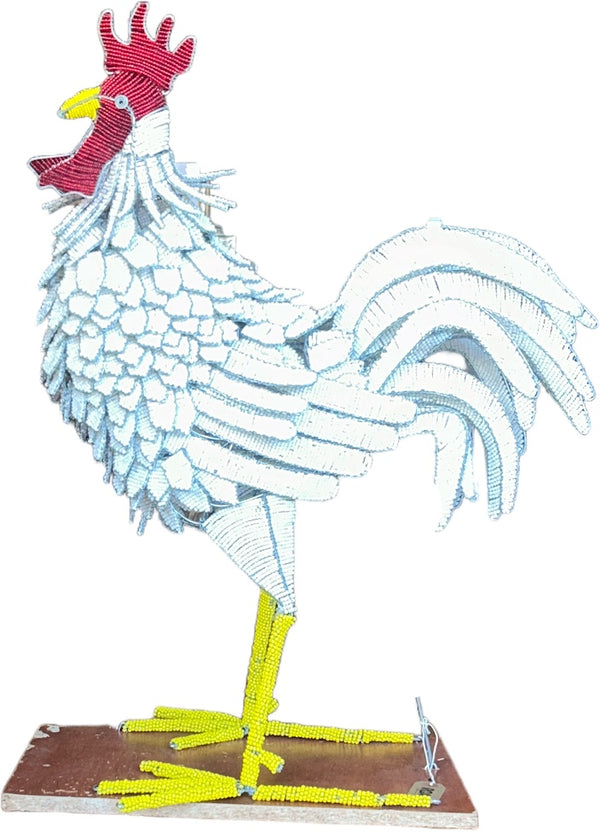 Extra Large African Beaded Rooster