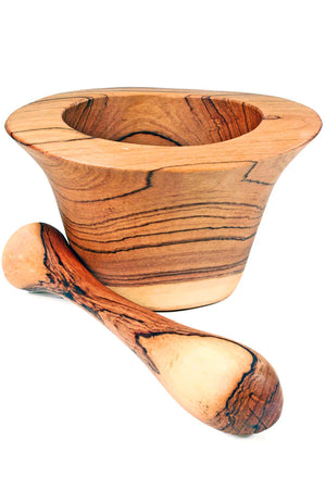 Olive Wood Mortar & Pestle