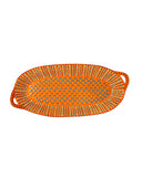 Oval Vegetable Platter with Handles 15"