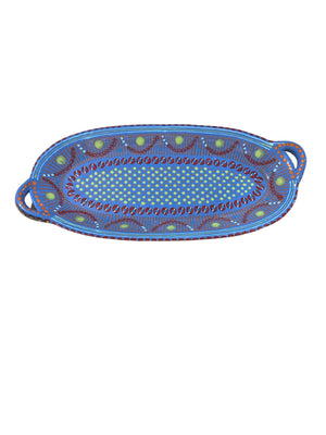 Oval Vegetable Platter with Handles 15"