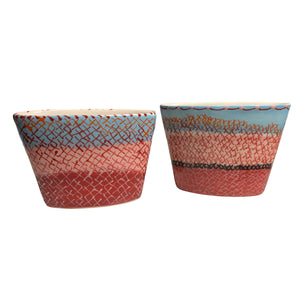 Potterstitch Mini Flat Vase 3"