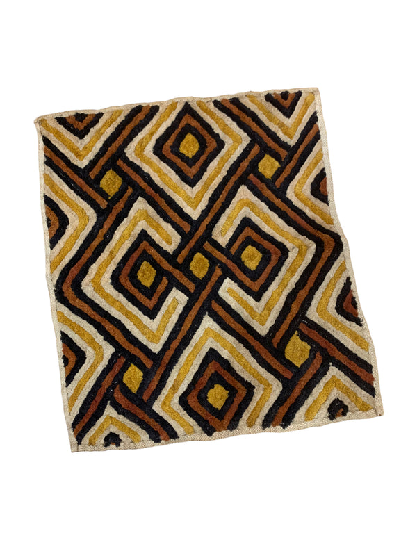 Velour Kassai Kuba Cloth Square