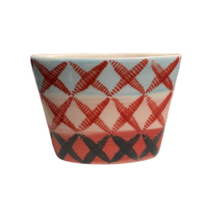 Potterstitch Mini Flat Vase 3"