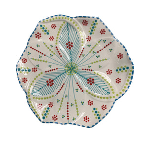 White Tulip Dinner Plate 11.5"