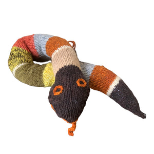 Knitted Giant Snake
