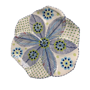 White Tulip Dinner Plate 11.5"