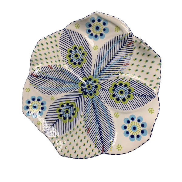 White Tulip Dinner Plate 11.5"