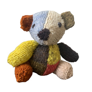 Knitted Harlequin Bear
