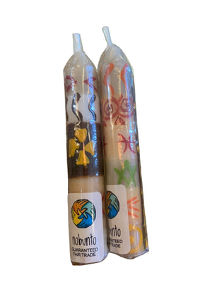 Pair of Short Taper Candles
