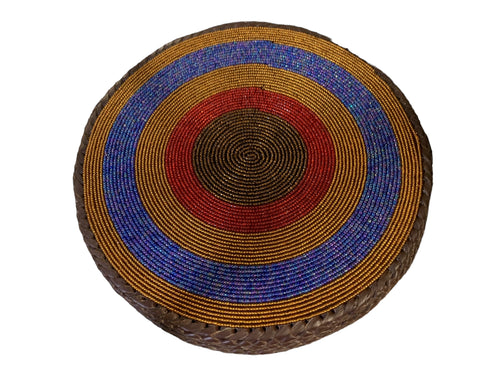 Beaded Leather Placemats