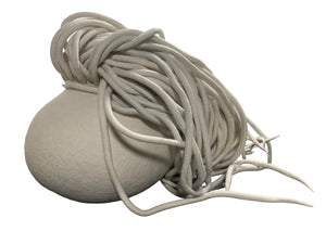 Cream Dreadlock Cushion