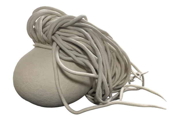 Cream Dreadlock Cushion