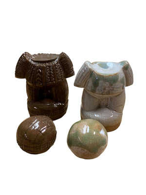 Assorted Large Peeble Figurine with Loose Head