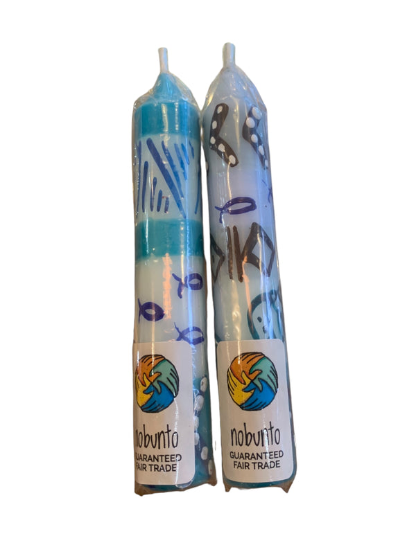 Pair of Short Taper Candles