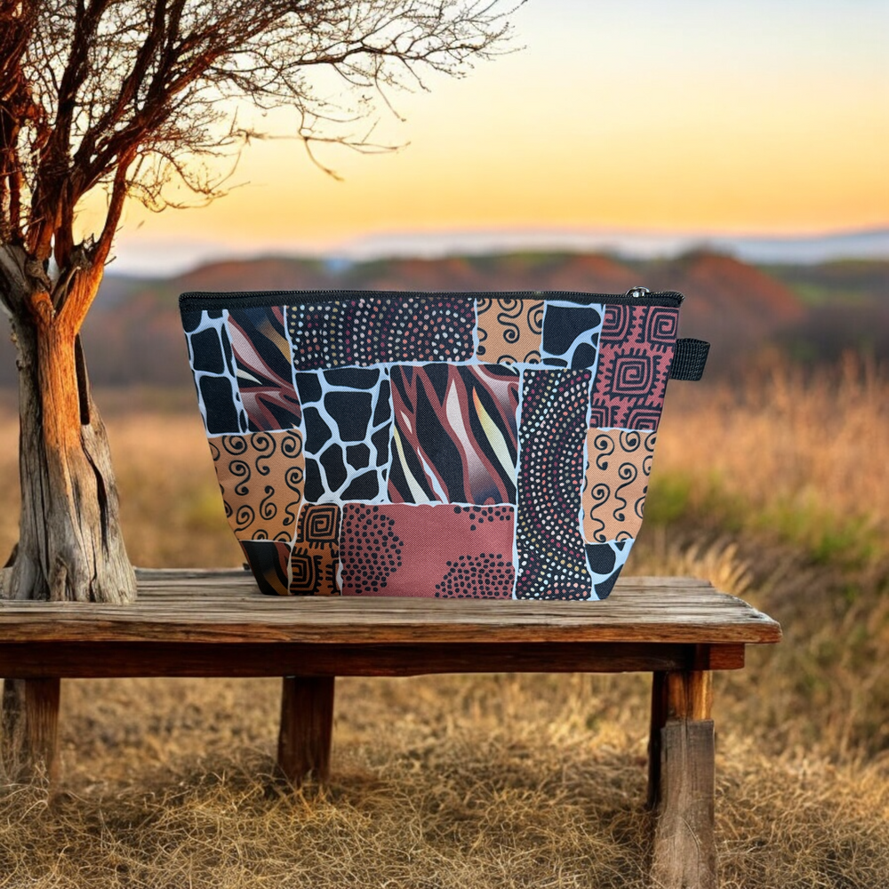 Assorted African Themed Cosmetic Bags