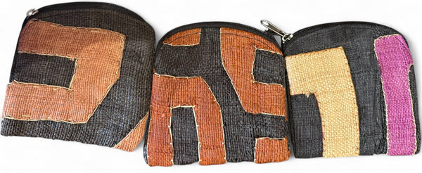 Congo Rafia Coin Pouch