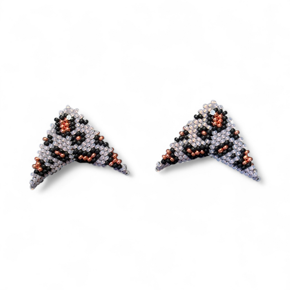 Grace Jones Animal Print Earings