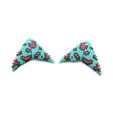 Grace Jones Animal Print Earings