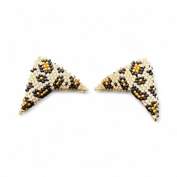 Grace Jones Animal Print Earings