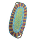Oval Vegetable Platter with Handles 15"