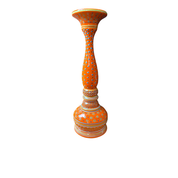 Tall Baroque Candle Holder