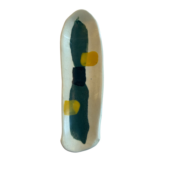Clementina Abstract Painted Wall Plate - Xsmall