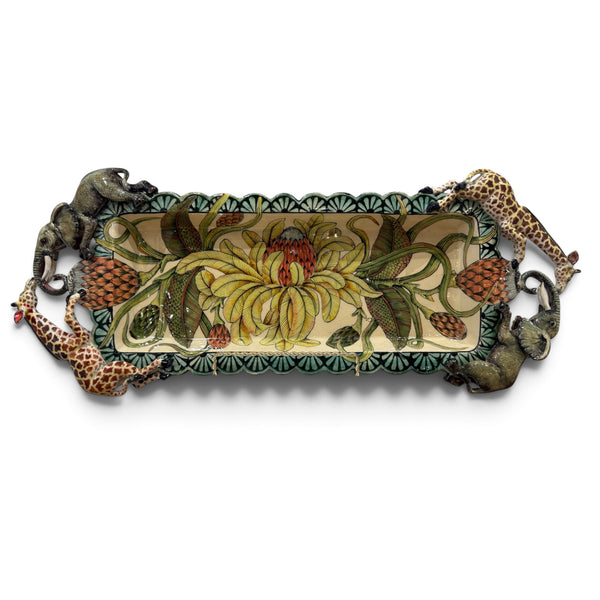 Giraffe & Elephant Tray