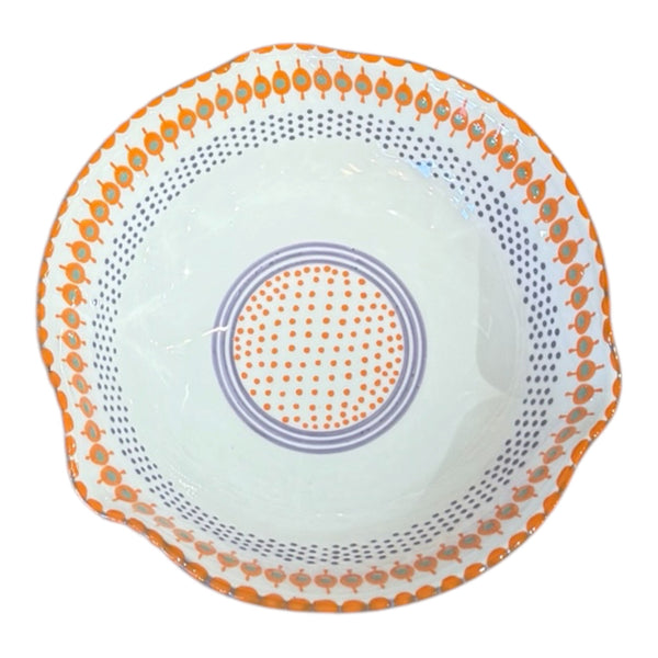 Medium Dented Serving Bowl