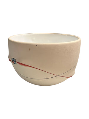 Scarified Open Bowl.  H4.5"XW6.25"XD6.25"