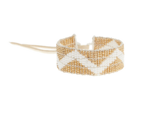 Narrow Zig Zag Warrior Bracelet