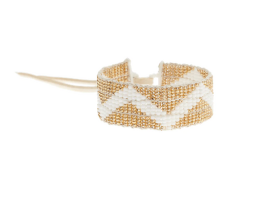 Narrow Zig Zag Warrior Bracelet