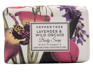 Lavender & Wild Orchid Body Soap Botanical Collection