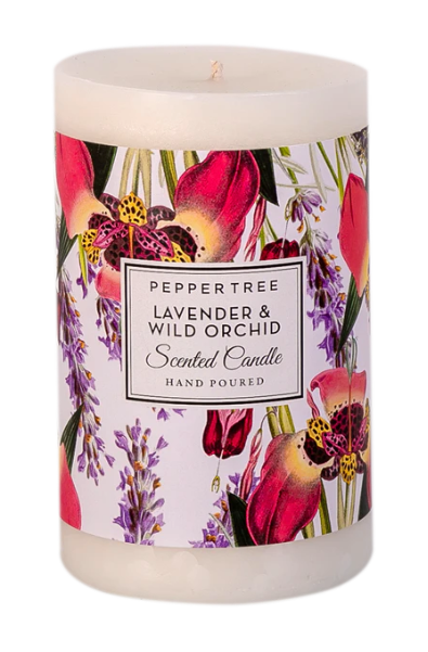 Lavender & Wild Orchid Medium Candle Botanical Collection