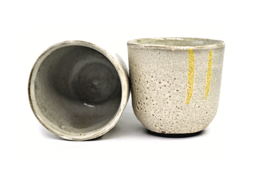 Coral Glaze Tea Bowl