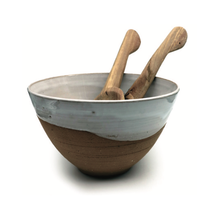 White Glazed Noodle Bowl